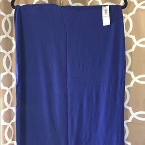 Old Navy blue midi skirt (NWT)
